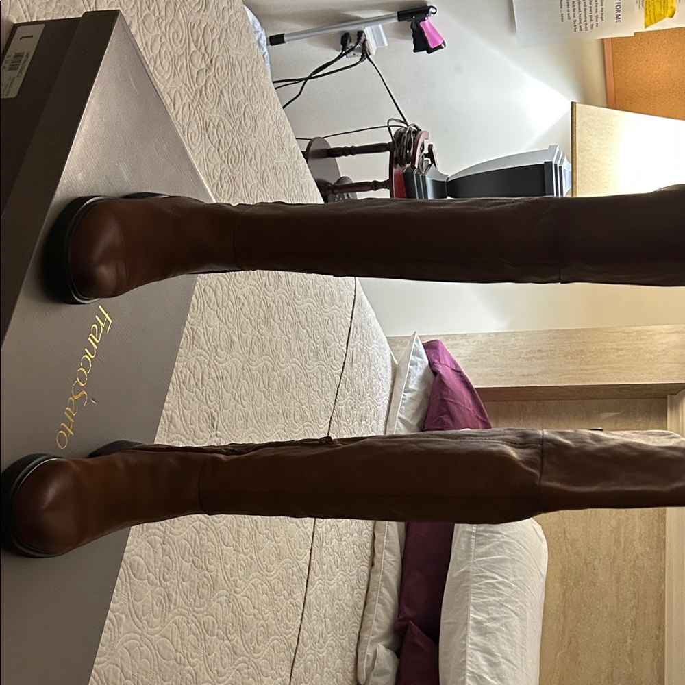 Franco Sarto Brown Over the Knee Boots